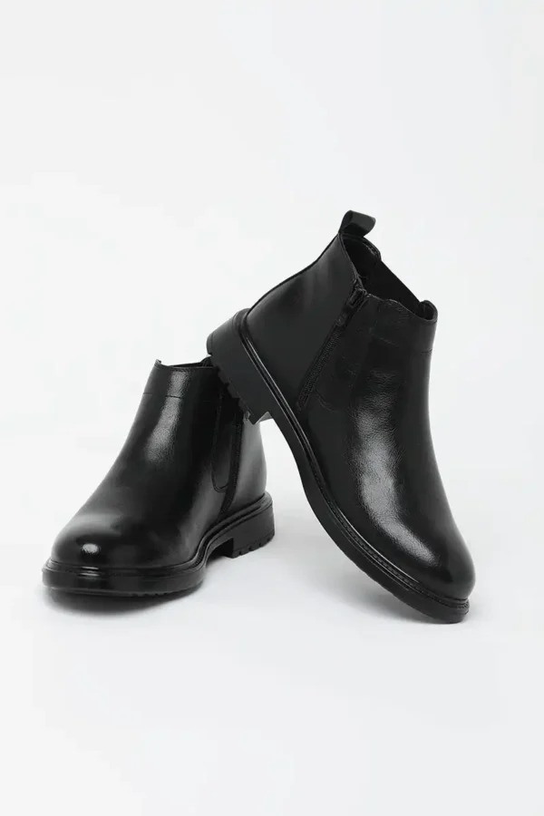 Black Solid Formal Shoes